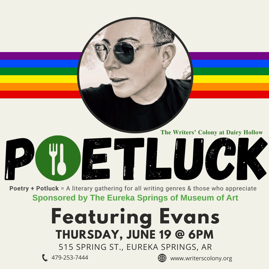 June 2025 Poetluck Featuring Author, Patricia Evans