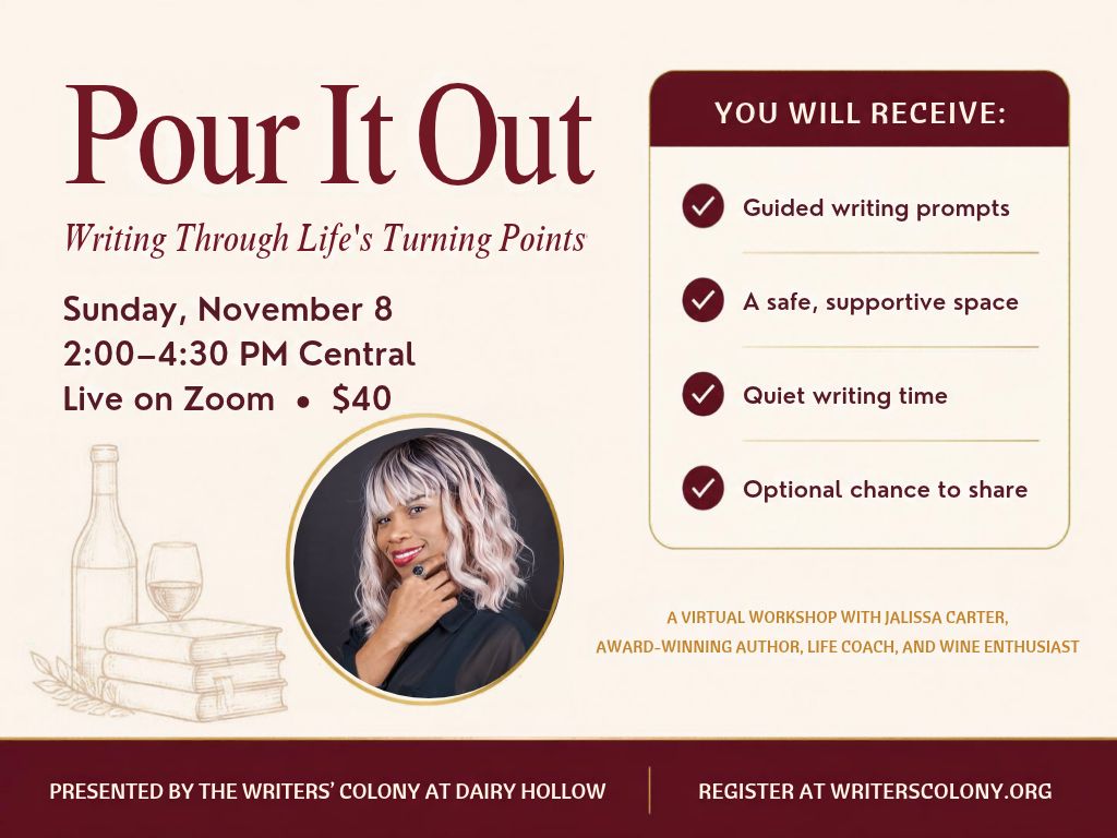 Virtual writing workshop web banner
